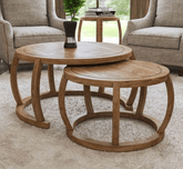 Gharaana Coffee Table Ark Wooden Nesting Centre Tables